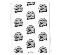 Azeeda 5 x A1 'Bald Eagle Portrait' Gift Wrap/Wrapping Paper Sheets (GI00142938)