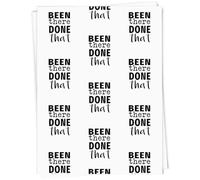 Azeeda 5 x A1 'Been There Done That' Gift Wrap/Wrapping Paper Sheets (GI00119629)