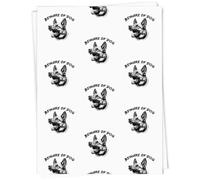Azeeda 5 x A1 'Beware Of Dog German Shepherd ' Gift Wrap/Wrapping Paper Sheets (GI00117699)