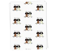 Azeeda 5 x A1 'BFFs Forever' Gift Wrap/Wrapping Paper Sheets (GI00132906)