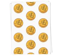 Azeeda 5 x A1 'Blew Into Cartridge and It Worked' Gift Wrap/Wrapping Paper Sheets (GI00118687)