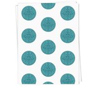 Azeeda 5 x A1 'Blue Celtic Circle' Gift Wrap/Wrapping Paper Sheets (GI00123657)