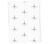 Azeeda 5 x A1 'Boat on the Horizon' Gift Wrap/Wrapping Paper Sheets (GI00129792)