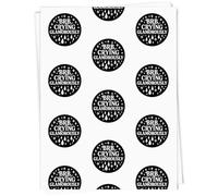 Azeeda 5 x A1 'BRB Crying Glamorously' Gift Wrap/Wrapping Paper Sheets (GI00118712)