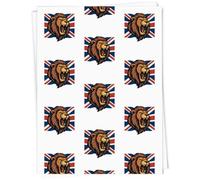Azeeda 5 x A1 'British Lion' Gift Wrap/Wrapping Paper Sheets (GI00119000)