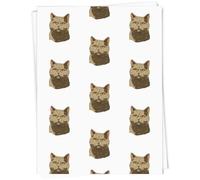 Azeeda 5 x A1 'British Shorthair Cat Portrait' Gift Wrap/Wrapping Paper Sheets (GI00127347)