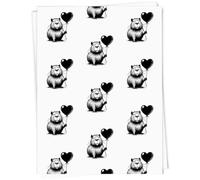 Azeeda 5 x A1 'Capybara With Balloon' Gift Wrap/Wrapping Paper Sheets (GI00117358)