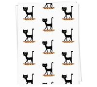 Azeeda 5 x A1 'Cat On A Wall' Gift Wrap/Wrapping Paper Sheets (GI00136584)