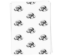 Azeeda 5 x A1 'Christmas Jack Russell terrier' Gift Wrap/Wrapping Paper Sheets (GI00126036)