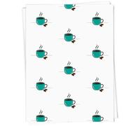 Azeeda 5 x A1 'Coffee & Coffee Beans' Gift Wrap/Wrapping Paper Sheets (GI00067040)