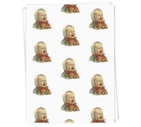 Azeeda 5 x A1 'Crying Baby' Gift Wrap/Wrapping Paper Sheets (GI00121627)