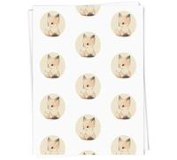 Azeeda 5 x A1 'Cute Fox Sitting' Gift Wrap/Wrapping Paper Sheets (GI00117077)