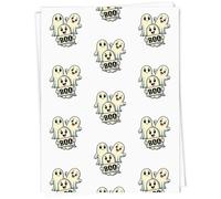 Azeeda 5 x A1 'Cute Halloween Ghosts' Gift Wrap/Wrapping Paper Sheets (GI00121497)