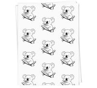 Azeeda 5 x A1 'Cute Koala' Gift Wrap/Wrapping Paper Sheets (GI00121159)