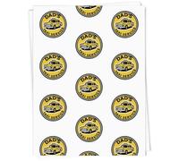 Azeeda 5 x A1 'Dad's Taxi Service' Gift Wrap/Wrapping Paper Sheets (GI00119610)