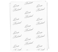 Azeeda 5 x A1 'Dear Husband' Gift Wrap/Wrapping Paper Sheets (GI00117687)