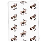 Azeeda 5 x A1 'Decorative Carousel Horse' Gift Wrap/Wrapping Paper Sheets (GI00137202)