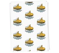 Azeeda 5 x A1 'Deep Sea Submarine' Gift Wrap/Wrapping Paper Sheets (GI00121171)