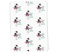 Azeeda 5 x A1 'Dog At The Barre' Gift Wrap/Wrapping Paper Sheets (GI00128076)
