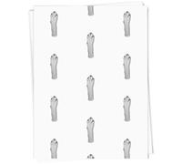 Azeeda 5 x A1 'Dog Paw' Gift Wrap/Wrapping Paper Sheets (GI00136281)