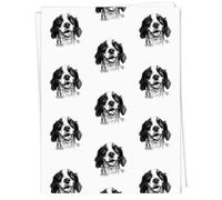 Azeeda 5 x A1 'English Springer Spaniel Portrait' Gift Wrap/Wrapping Paper Sheets (GI00131691)