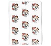 Azeeda 5 x A1 'Fight Like a Girl' Gift Wrap/Wrapping Paper Sheets (GI00120082)