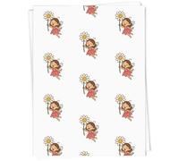 Azeeda 5 x A1 'Flower Fairy' Gift Wrap/Wrapping Paper Sheets (GI00137418)