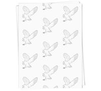 Azeeda 5 x A1 'Flying Barn Owl' Gift Wrap/Wrapping Paper Sheets (GI00116166)