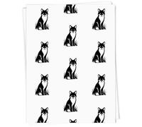 Azeeda 5 x A1 'Fox Sitting In A Meadow Of Grass' Gift Wrap/Wrapping Paper Sheets (GI00120978)