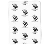 Azeeda 5 x A1 'Going Coastal Pelican' Gift Wrap/Wrapping Paper Sheets (GI00121421)