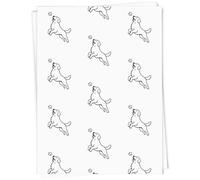 Azeeda 5 x A1 'Golden Retriever Catching Tennis Ball' Gift Wrap/Wrapping Paper Sheets (GI00131532)