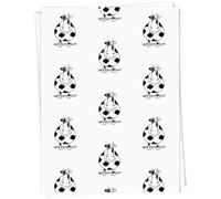 Azeeda 5 x A1 'Happy Cow' Gift Wrap/Wrapping Paper Sheets (GI00012220)
