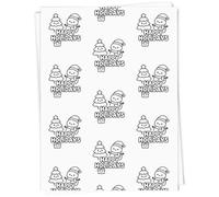 Azeeda 5 x A1 'Happy Holidays Cute Snowman' Gift Wrap/Wrapping Paper Sheets (GI00123375)