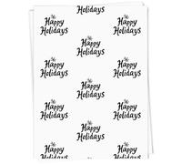 Azeeda 5 x A1 'Happy Holidays' Gift Wrap/Wrapping Paper Sheets (GI00115706)