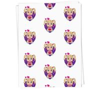 Azeeda 5 x A1 'Happy Little Girl' Gift Wrap/Wrapping Paper Sheets (GI00122676)
