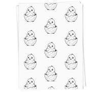 Azeeda 5 x A1 'Hatching Baby Chick' Gift Wrap/Wrapping Paper Sheets (GI00131466)