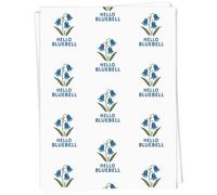 Azeeda 5 x A1 'Hello Bluebell Flowers' Gift Wrap/Wrapping Paper Sheets (GI00120737)