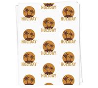 Azeeda 5 x A1 'Holiday Island Paradise' Gift Wrap/Wrapping Paper Sheets (GI00120746)