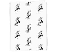 Azeeda 5 x A1 'Horse and Rider' Gift Wrap/Wrapping Paper Sheets (GI00141093)
