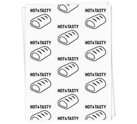 Azeeda 5 x A1 'Hot and Tasty Pastry' Gift Wrap/Wrapping Paper Sheets (GI00120749)