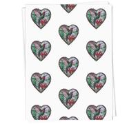 Azeeda 5 x A1 'Hummingbird with Heart' Gift Wrap/Wrapping Paper Sheets (GI00116385)