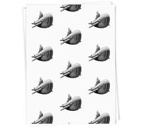 Azeeda 5 x A1 'Humpback Whale Submarine' Gift Wrap/Wrapping Paper Sheets (GI00118367)