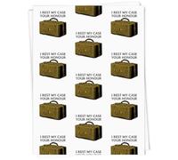 Azeeda 5 x A1 'I Rest My Case' Gift Wrap/Wrapping Paper Sheets (GI00117849)