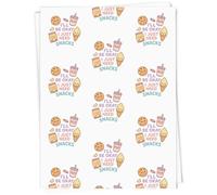 Azeeda 5 x A1 'I'll Be Okay. I Just Need Snacks' Gift Wrap/Wrapping Paper Sheets (GI00118777)