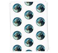 Azeeda 5 x A1 'Irish Wolfhound Portrait' Gift Wrap/Wrapping Paper Sheets (GI00121392)