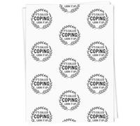 Azeeda 5 x A1 'It's Called Coping. Look It Up' Gift Wrap/Wrapping Paper Sheets (GI00118740)