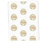 Azeeda 5 x A1 'It's Called Coping. Look It Up' Gift Wrap/Wrapping Paper Sheets (GI00118741)