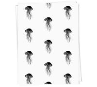 Azeeda 5 x A1 'Jellyfish' Gift Wrap/Wrapping Paper Sheets (GI00118190)