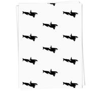 Azeeda 5 x A1 'Killer Whale' Gift Wrap/Wrapping Paper Sheets (GI00058374)