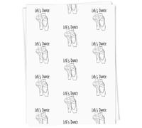 Azeeda 5 x A1 'Let’s Dance Ballet Shoes Feet' Gift Wrap/Wrapping Paper Sheets (GI00127008)